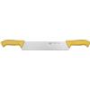 Sanelli linea Skin Coltello Formaggio 2 Manici, Acciaio inox, Giallo, lunghezza lama 30 cm.