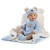 GUCA Bambole Guca-Bambola Reborn Hector C/CUSCINO 46 CM, Multicolore 10212