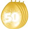Folat Palloncini oro 50 anni - 8 pezzi