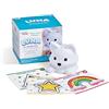 hand2mind Learning Resources Luna la Gattina Rilassante, 3 Anni in avanti, Imparare la respirazione Profonda, Luce Notturna Ricaricabile a Tema Animale, Sollievo per l'ansia dei Bambini