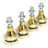 SOUNDCARE Superspikes GOLD - Set di 4 Punte dorate con Filettatura M6 e M8