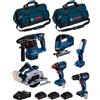 BOSCH Kit BK603BAG (GSB18V-90C +GDX18V-200 +GKS18V-57-2 +GST18V-125B +GBH18V-22