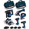 BOSCH Kit BK604BAG (GSB18V-90C +GDX18V-200 +GKS18V-57-2 +GST 18V-125B +GBH18V-22