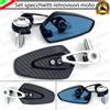 ESL 2 X SPECCHIETTI RETROVISORI MANUBRIO CARBON E CROMATI PER GILERA NEXUS 500