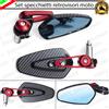 ESL COPPIA SPECCHIETTI RETROVISORI MANUBRIO CARBON ROSSO PER GILERA NEXUS 500