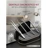 MEDSPO® Kit Prima Visita Esaminazione Odontoiatrica Sonda Explorer Specchietto Pinzetta