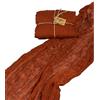 Halbach Seidenbänder Runner da tavolo, larghezza: 70 cm, lunghezza: 300 cm, lavabile, per matrimoni, compleanni o come decorazione da tavolo, tovaglia sottile in cotone, colore: Cognac