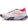 NIKE W Zoomx Zegama Trail, Basso Donna, Platinum Violet Luminous Green Fireberry, 40.5 EU