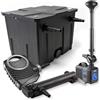 WilTec TTSunSun Set laghetti filtro 12000l chiarificatore 24W pompa NEO8000 pompa fonta