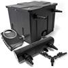 WilTec TTSet per laghetti filtro 12000l chiarificatore UVC 24W pompa NEO8000 70W