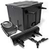 WilTec TTSet per laghetti filtro 12000l chiarificatore UVC 18W pompa NEO8000 70W