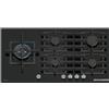 BOSCH PPM9A6I40 PIANO COTTURA DA INCASSO 90CM 5 FUOCHI GRIGLIE IN GHISA NERO