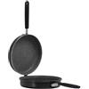 Aeternum Padella girafrittata (24cm) Alluminio antiaderente BLACK PEARL Nero