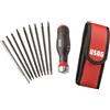 USAG 333 K/SB10 ASSORTIMENTO COMBIDRIVE 3 FUNZIONI GIRAVITE CRICCHETTO CHIAVE T