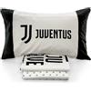Juventus Official Product Completo Lenzuola Juventus F.C. una piazza e mezza ufficiale Juve 100% cotone