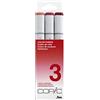 Copic Sketc.H Set da 3 Pennarelli, Rosso