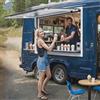 VEVOR Stand Concessionari Finestra Servizio Camion Cibo Tenda Sole 943x943 mm