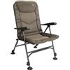 ZFISH DELUXE GRN CHAIR SEDIA CARPFISHING RECLINABILE 150KG MICROPILE A0442