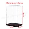 Odoria Vetrina Acrilico Teca Plexiglass Espositore per Action Figure 30cm Modellino