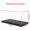 Odoria Teca Plexiglass Vetrina Acrilico Espositore per Modello Auto 1:24 Action Figure
