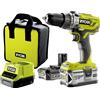 Ryobi Trapano elettrico avvitatore con percussione a batteria litio 18V 4.0 ah Ryobi