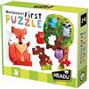 Headu- Montessori My First Puzzle The Forest Gioco, Multicolore, IT20133 (E1R)