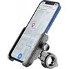 Cellularline Rider Steel - Universal Supporto smartphone in alluminio da manubri