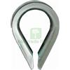 UTENSILERIA 100PZ REDANCE PER FUNE IN ACCIAIO ZINCATO MM. 6: