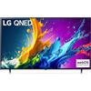 LG QNED 86'', Serie 80 2024, 86QNED80T6A, Smart TV 4K, Processore α5 Gen7, Design slim, 20W, 3 HDMI, Filmmaker Mode, Game Optimizer, Alexa, Wi-Fi, webOS 24, Telecomando puntatore