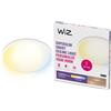 WiZ Plafoniera Smart SuperSlim WiFi, Luce Bianca Dimmerabile, 14W, Bianca, Tecnologia SpaceSense, Controllo Vocale (Alexa, Apple HomeKit, Google Home)