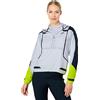 BROOKS 221560134 Run Visible Convertible Jacket Giacca Donna White/Asphalt/Nightlife Taglia 30