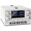 PeakTech 6193 - Alimentatore da laboratorio 2 x 0-30 V / 0-5 A DC SELV lineare alimentatore con trasformatore di separazione, alimentatore da laboratorio con USB e software