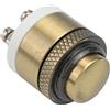 N/A Interruttore a pulsante campanello circolare in ottone nominale a 2A per prestaz