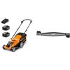 LawnMaster CLMF2437G Tagliaerba Senza Filo 24V +37cm Ersatzmesser für LawnMaster CLMF2437G 24V 37cm Rasenmäher