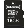 Intenso 16GB microSDHC Performance Scheda microSD 16 GB Class 10 UHS-I