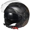 KSK casco jet DS ULTRASONIC nero e rame - omologato ECE R 22.06 - taglia XL (61cm) - calotta in ABS