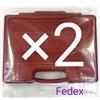 DER EE Custodia in plastica DER EE per misuratore LCR DE-5000 rosso set di 2 nuovi F...