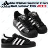adidas Scarpe adidas Originals Superstar 2 Core nere bianche JR7313 taglia uomo