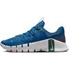 Nike Free Metcon 5, Training Shoe Uomo, Court Blue/Green Strike-Thunder Blue, 41 EU
