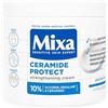 Mixa Crema Idratante Rinforzante, Per Pelli Sensibili e Molto Secche, Pelle Idratata a Fondo, Con il 10% di Ceramidi, Glicerina e Squalano, Senza Profumo, Ceramide Protect, 400 ml