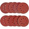 SPTA 100 Pezzi 125mm Dischi Abrasivi Carte Abrasive per Levigatrice 10 x 40/80/120/180/320/400/600/800/1500/2000 Graniglie Ideale per Levigatura/Lucidatura/Spolveratura