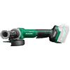 HIKOKI Smerigliatrice angolare a batteria G1813DFW4Z (Basic) (18 V, 8000 min-1 giri/min, diametro disco: 125 mm, brushless, con modalità AT, blocco mandrino (senza batteria, caricatore e valigetta di trasporto) in cartone