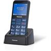 Panasonic KX-TU155EXCN Cellulare per Anziani, Pulsante SOS, Pulsanti Grandi, Com