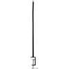APS 17094 -VALUMO- Cámara de tornillo + brazo flexible 4,5 x 4 cm, H: 64 cm, compuesto por 3 elementos: soporte de tornillo, varilla, brazo flexible, metal, negro, SIN CABEZAL DE LUZ