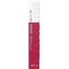 Maybelline New York Rossetto Matte SuperStay Matte Ink, Tinta Labbra a Lunga Tenuta, Colore Intenso e Vibrante, No Transfer, Founder (115), 5 ml