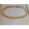 Savagioielli Bellissimo Bracciale Donna Sfere Brillanti Diamantate in Oro Giallo 750 18 Kt