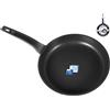 BRA padella Pentola multiuso Rotondo diametro 30 cm Nero