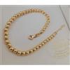 Savagioielli Prezioso Bracciale Donna Sfere Brillanti Diamantate in Oro Giallo 750 18 Kt