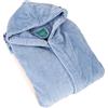 Pretti Primula Accappatoio Donna Taglia XS, Blu (Avio)