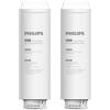 PHILIPS Cartuccia di ricambio Philips Water AUT820/10 - Gusto dell'acqua migliorato, lunga durata, installazione semplice, Confezione da 2